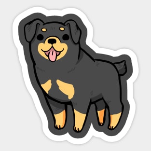 Cute Rottweiler Sticker